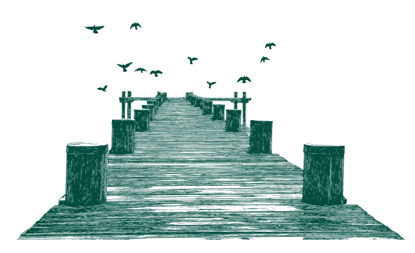 Ilustración Muelle